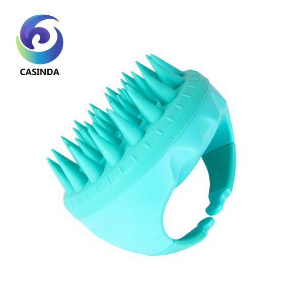 New silicone shampooing artifact shampooing massage brush hair comb head massage artifact meridian brush