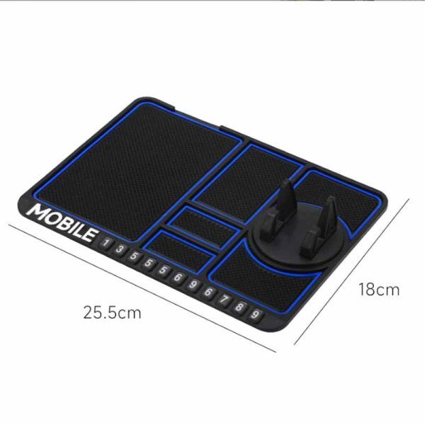 Car anti-skid mat, car mobile phone holder, storage mat, multi-function central control instrument ornament, high temperature resistant