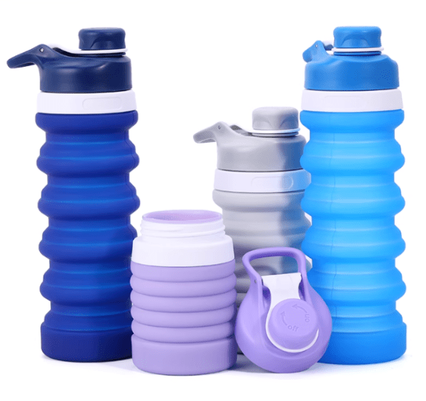 Silicone Folding Sports Water Bottle