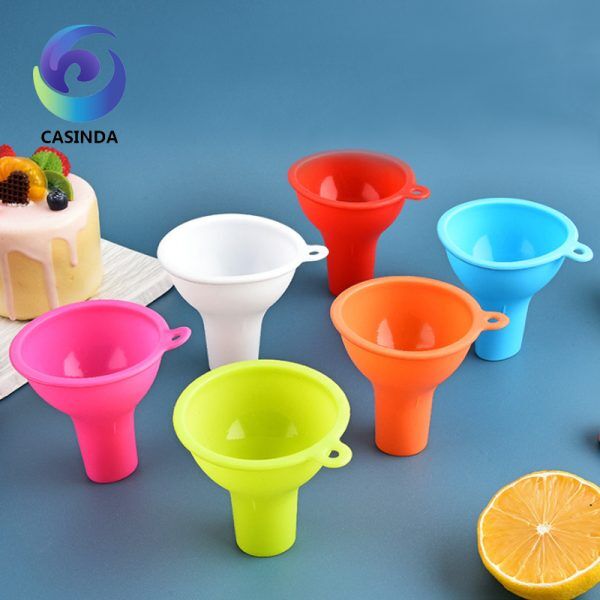 Trail Silicone Funnel Oil Drain Wine Drain