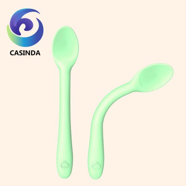 Baby Silicone Feeding Spoon