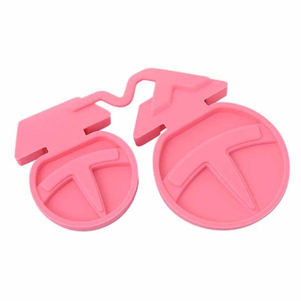 Applicable to Tesla model3/Y one-piece charging port waterproof dust cover protective cover modified decorative automotive accessories