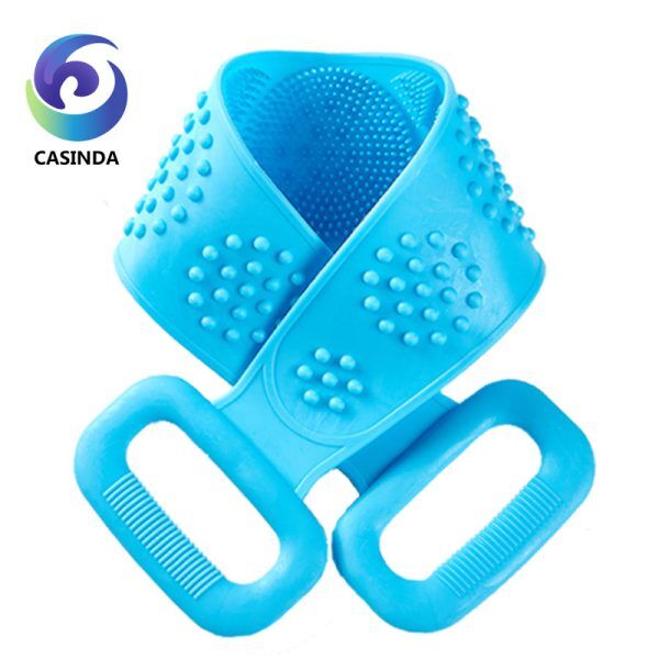 Khăn tắm silicon 70cm, khăn tắm, đàn ông và phụ nữ xoa lưng, cọ xát bùn, đồ tạo tác tắm, bàn chải tắm dài, không cần nhờ giúp đỡ