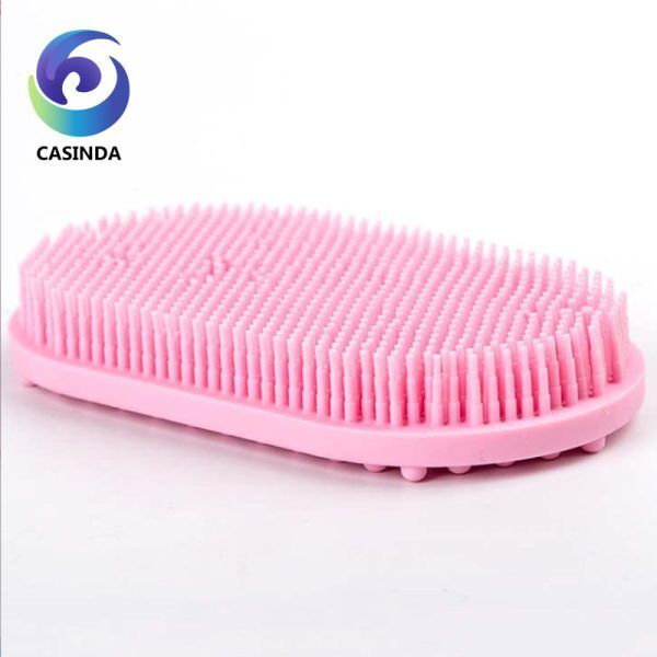 Silicone bath brush, silicone massage brush, bath brush, back scrub brush, shampoo brush, shower brush, bathroom ball brush